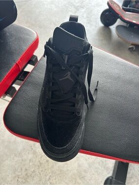Nike Air Jordan Men's Black Suede/Leather Sneaker